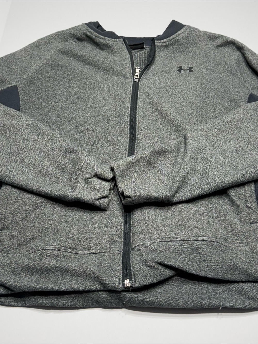 LG Gray Full-Zip Utility Jacket